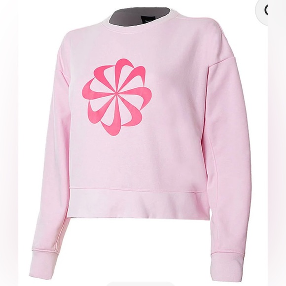 Nike Icon Clash Pink Sweater - Picture 1 of 5